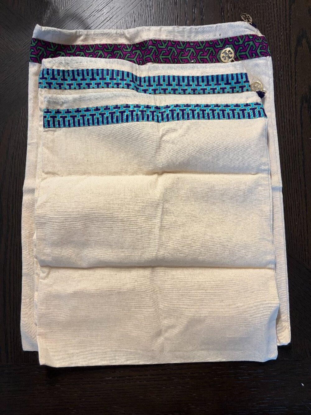 Tory Burch Dustbags, Set of 3